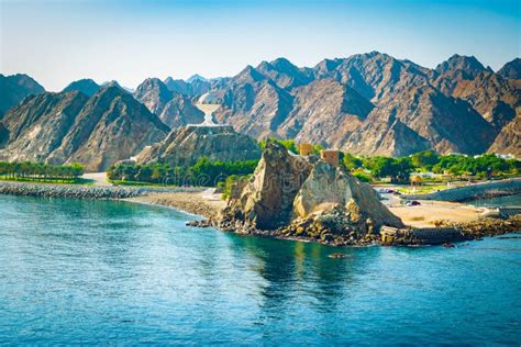 Muscat Oman Mountain Landscape Stock Photo Image Of Port East