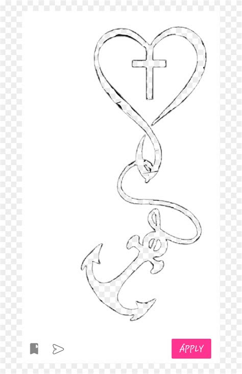 Download Heart Anchor Cross Clipart 2695964 Pinclipart