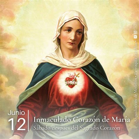 Parroquia San Blas on Instagram Inmaculado Corazón de María