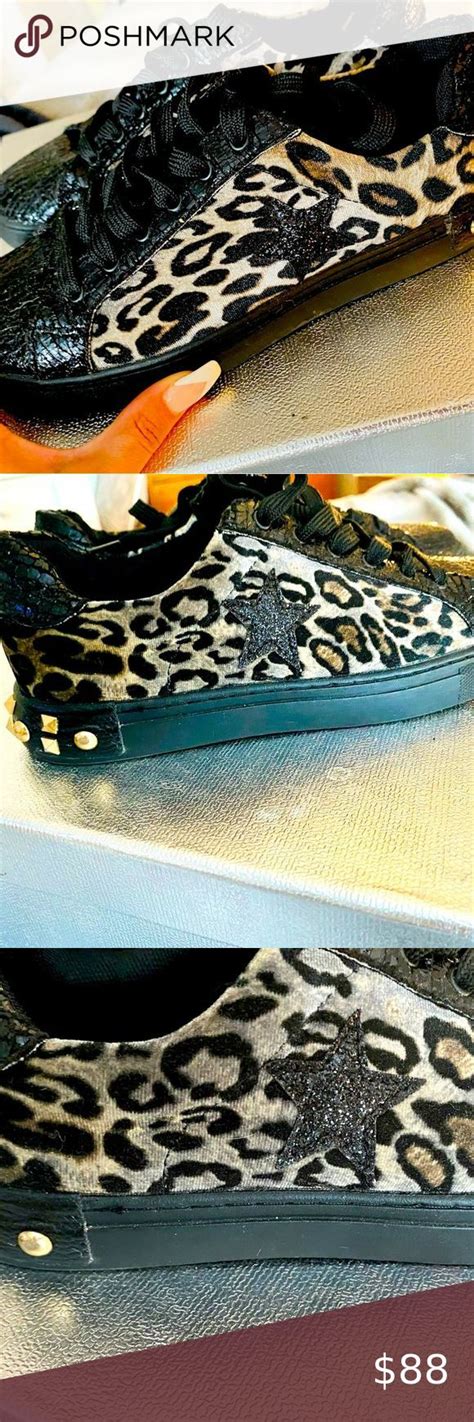 Animal print star sneakers | Print sneakers, Animal print, Print