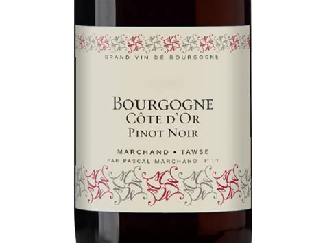 Maison Marchand Tawse Bourgogne Cote d Or Pinot Noir 2020 馬松 道斯酒莊 布根地 金