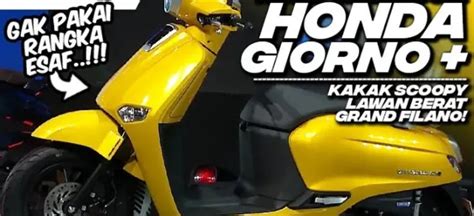 Honda Luncurkan Skutik Retro Giorno 125 CC Punya Bagasi Hingga 30