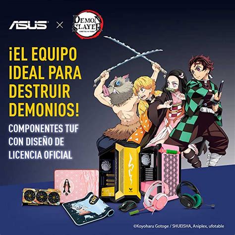 Wow Asus Tuf Colabora Con Demon Slayer Kimetsu No Yaiba Y Nos Trae