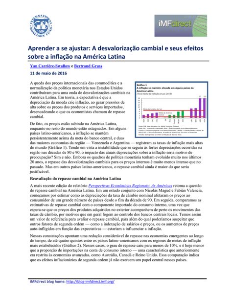 Aprender a se ajustar A desvalorização cambial e seus efeitos