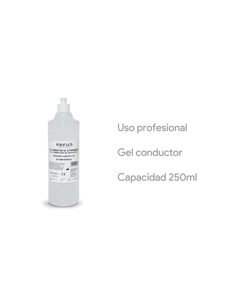 Gel Conductor Ultrasonidos Kefus 250ml Deor