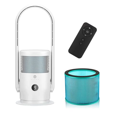 Ultty Bladeless Tower Fan And Air Purifier In One 90° Oscillating