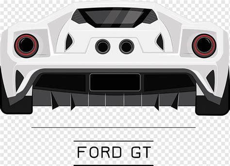 Tampilan Belakang Mobil Ford Gt Png PNGWing