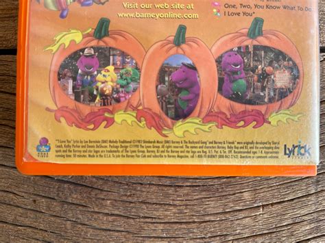 Barneys Halloween Party Vintage Vhs Tape Movie 1998 Etsy