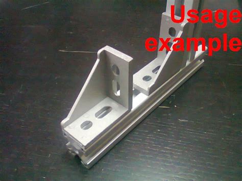 Aluminum T Slot 30303060 Profile 90 Deg Corner Bracket 30×60 8mm 4