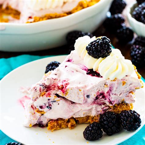 Blackberry Cheesecake Icebox Pie Spicy Southern Kitchen