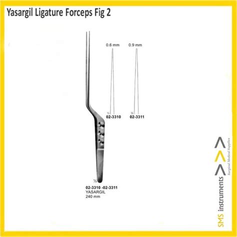 Yasargil Ligature Forceps 240 Mm Surgical Instruments Nazmed Sms