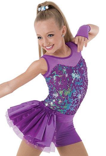 Iridescent Sequin Biketard Dance Outfits Girls Dance Costumes Cute Dance Costumes