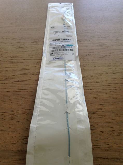 New Cordis 532 478 Rdc A2 Super Torque Angiographic Catheter 4f X