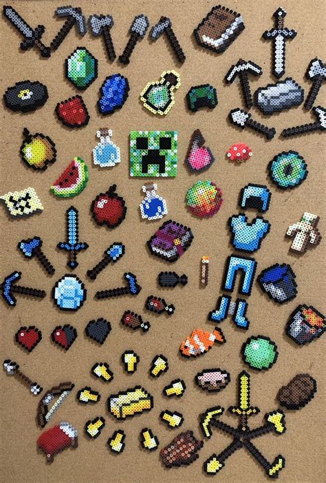 職人シュガー on Twitter Diy perler bead crafts Easy perler beads ideas