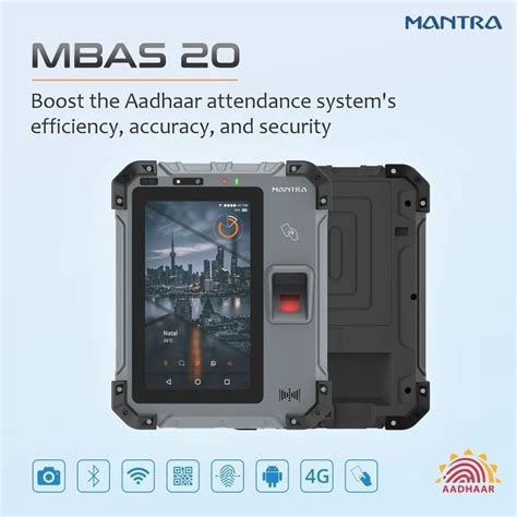 Mantra MFSTAB 3G Aadhaar Enabled Biometric Attendance System For