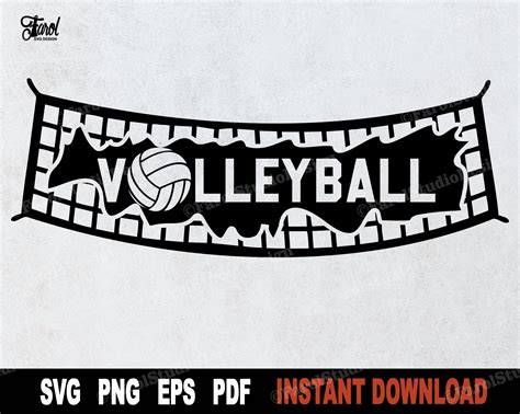 Volleyball Svg Volleyball Net Svg Cut File Svg File For Etsy Hong Kong