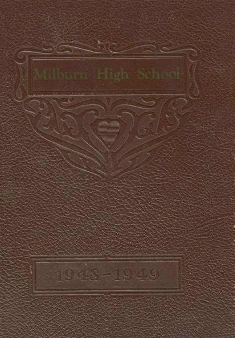 1949 yearbook from Milburn High School from Milburn, Oklahoma for sale