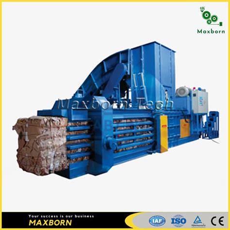 Hydraulic Horizontal Baler For Cardboard Occ Waste Paper Baling Press