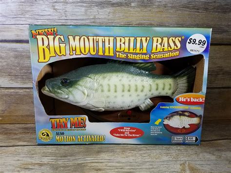 Big Mouth Billy Bass The Singing Sensation Sings I Will