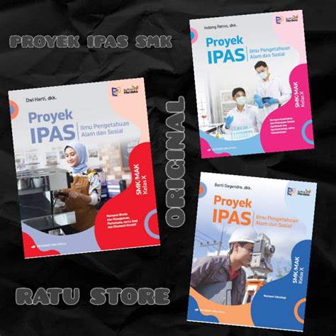 Jual Buku Kurikulum Merdeka Proyek Ipas SMK Kelas 10 X 1 Rumpun