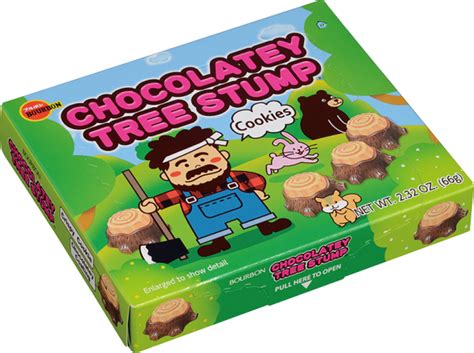 Chocolatey Tree Stump Cookies 2 32oz Box Grandpa Joes Candy Shop