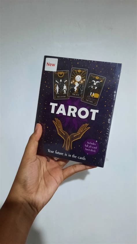 Buku Tarot Card And Book Original English Version Buku Alat Tulis