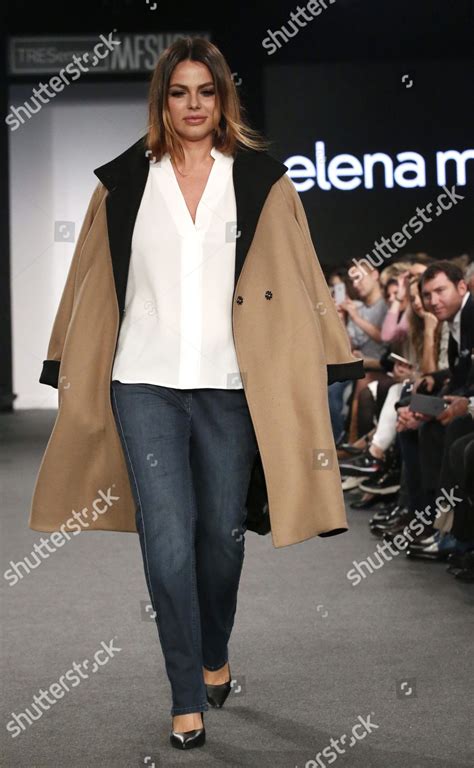 Model Marisa Jara Takes Catwalk Wearing Editorial Stock Photo Stock