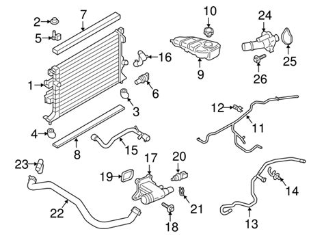 2016 2018 Ford Focus OEM Upper Hose G1FZ 8260 C Ford Parts Center