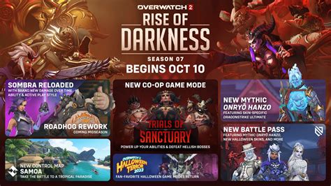 Overwatch 2 Season 7 Rise Of Darkness Starts Oct 10 Here S What S New