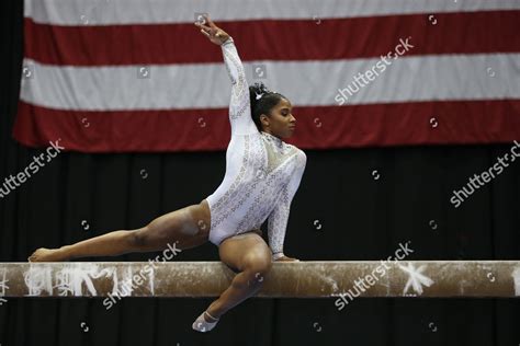 Gymnast Jordan Chiles Competes During Gk Editorial Stock Photo - Stock ...