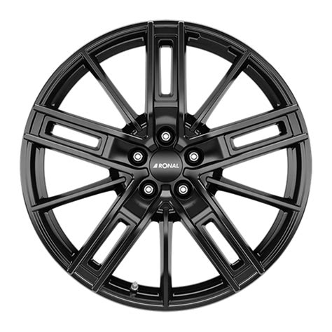 Jante Alu RONAL R67 8X18 5X108 ET40 Noir Brillant Norauto