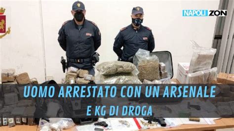 Mugnano Di Napoli Sorpreso Con Pistole E Oltre Kg Di Droga