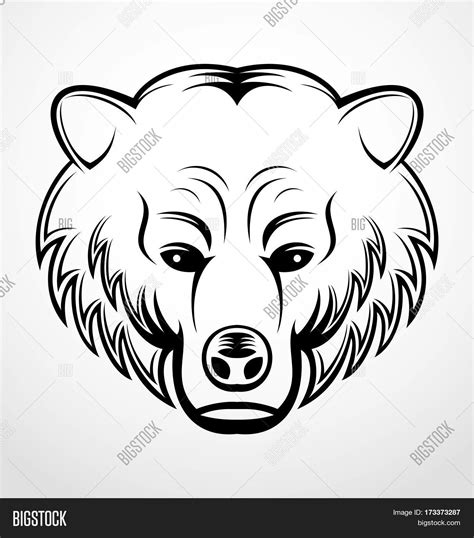 Bear Head Tribal Vector & Photo (Free Trial) | Bigstock