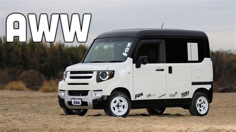 The Tiny Honda N-Van Gets A Land Rover Defender Makeover And It's ...