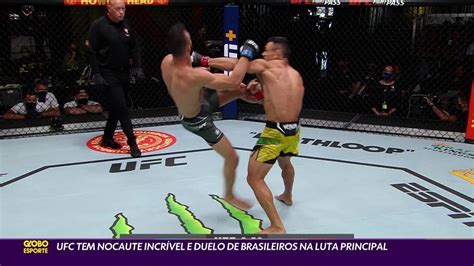 Vídeo UFC tem nocaute incrível e duelo de brasileiros na luta