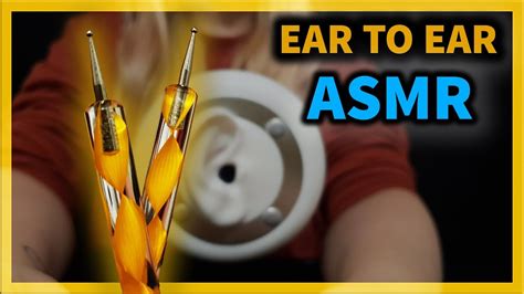 Asmr Ear To Ear No Talking Intense Ear Cleaning Triggers 1 Hour Of