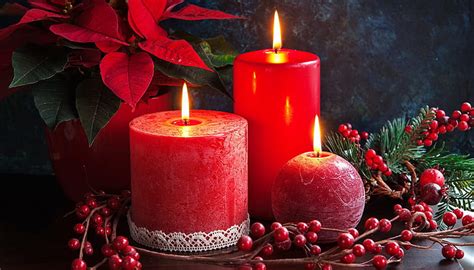 Christmas Candles Candle Flame Christmas Holiday Decoration