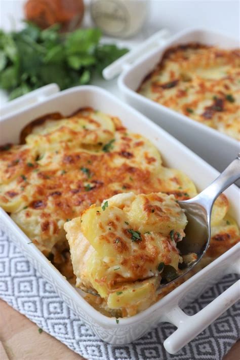 Aardappelschotel Met Broccoli En Kip Uit De Keuken Van Fatima