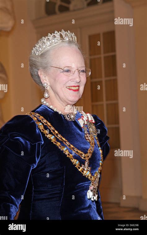 Queen Margrethe Arrives For The Gala Dinner On The Occasion Of The 40th