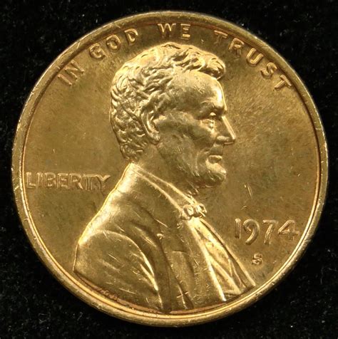 Mavin 1974 S Uncirculated Lincoln Memorial Cent Penny BU C05