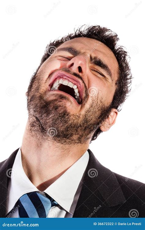 Businessman In Pain Stock Photo Image Of Fear Depressed 36672322