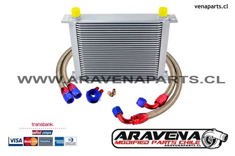 Kit Enfriador Aceite 30 Celdas An10 Con Sandwich Plate Aravena Parts