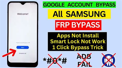 All Samsung FRP Bypass One Click 2024 Android 12 13 14 Unlock Trick