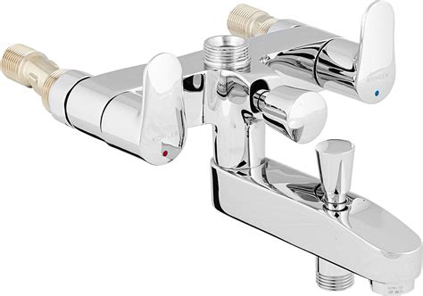 Drizzle Single Lever Wall Mixer 2In1 For Hot And Cold Water Brass