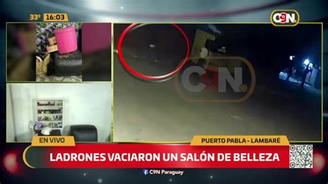 Ladrones Vaciaron Un Salón De Belleza C9n