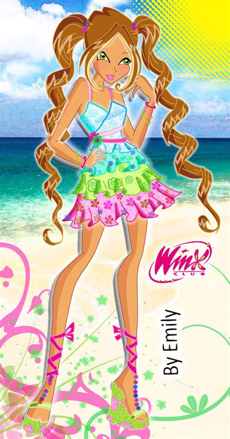 Flora Summer Outfit The Winx Club Fairies Fan Art Fanpop