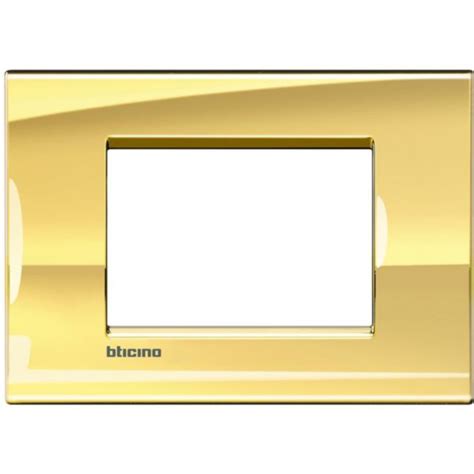 Placa Rectangular M Dulos Oro Fr O Livinglight De Bticino