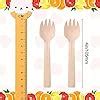 Amazon Pieces Wooden Forks Forks Disposable Mini Forks Small