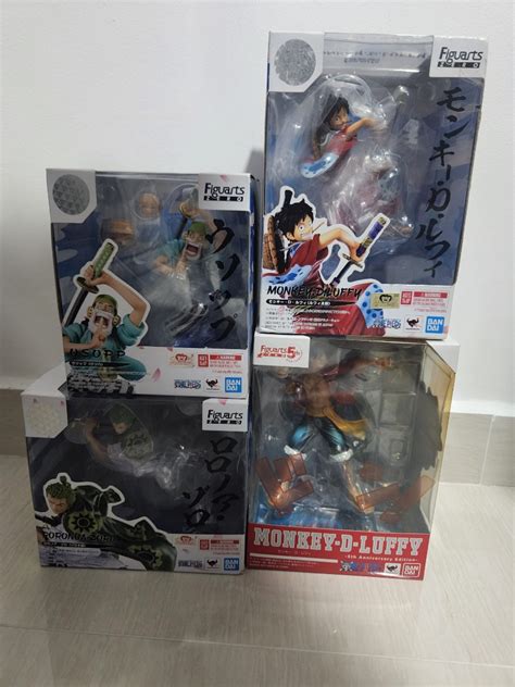 One Piece Figuarts Zero Wano Zoro Usopp Luffy One Piece Th Anniversary