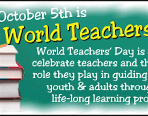 Celebrating Worlds Teachers Day On Oct 5